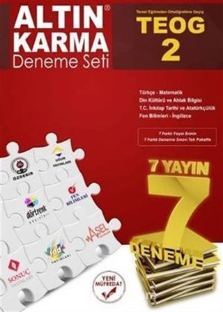 TEOG 2 Deneme Seti (7 Farklı Yayın 7 Farklı Deneme)