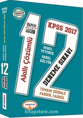 2017 KPSS Genel Yetenek Genel Kültür Tamamı Çözümlü 12 Akıllı Deneme