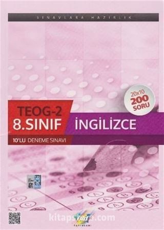 8. Sınıf TEOG 2 İngilizce 10'lu Deneme Sınavı