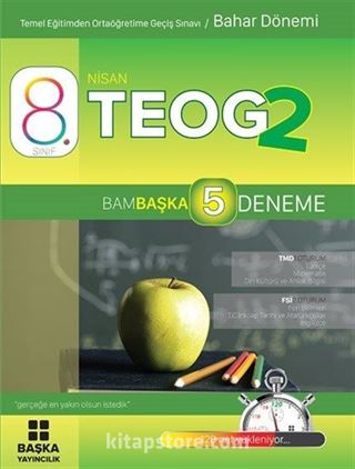 8. Sınıf TEOG 2 Bambaşka Tüm Dersler 5 Deneme