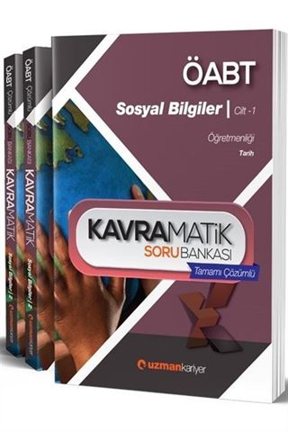 2017 ÖABT Sosyal Bilgiler Kavramatik Modüler Soru Seti 3 Cilt (Tamamı Çözümlü)