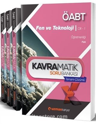 2017 ÖABT Fen ve Teknoloji Kavramatik Modüler Soru Seti 4 Cilt (Tamamı Çözümlü)