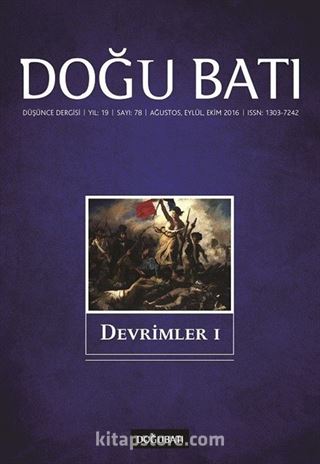 Doğu Batı Sayı:78 Ağustos-Eylül-Ekim 2016 (Üç Aylık Düşünce Dergisi)