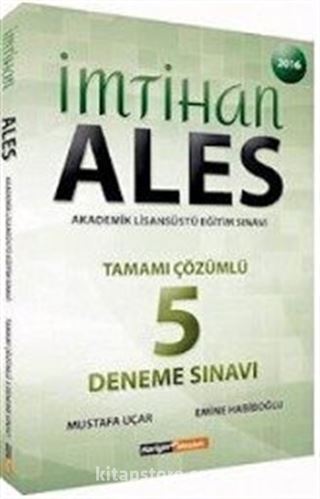 ALES İmtihan Tamamı Çözümlü 5 Deneme Sınavı