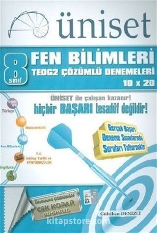 8. Sınıf TEOG 2 Fen Bilimleri Çözümlü Denemeleri 10x20