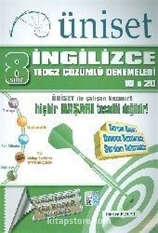 8. Sınıf TEOG 2 İngilizce Çözümlü Denemeleri 10x20