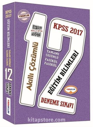 2017 KPSS Eğitim Bilimleri Akıllı Çözümlü Deneme Sınavı Fasikül Fasikül