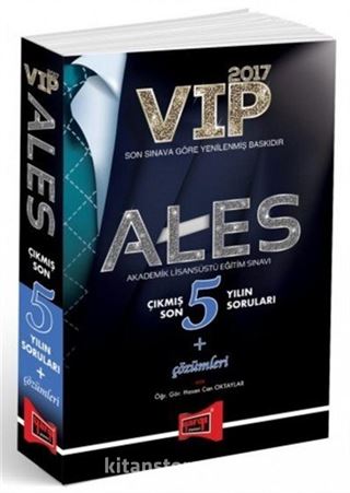 2017 ALES VIP Çıkmış Son 5 Yılın Soruları + Çözümleri