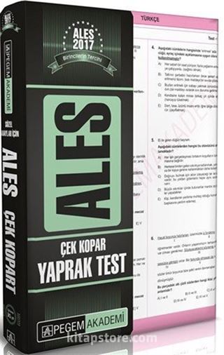 2017 ALES Çek Kopart Yaprak Test