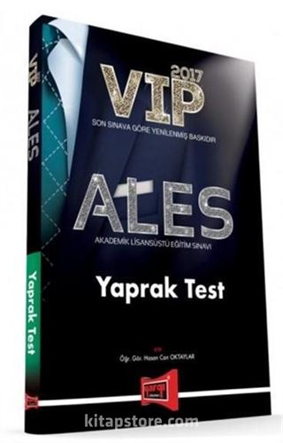 2017 ALES VIP Yaprak Test