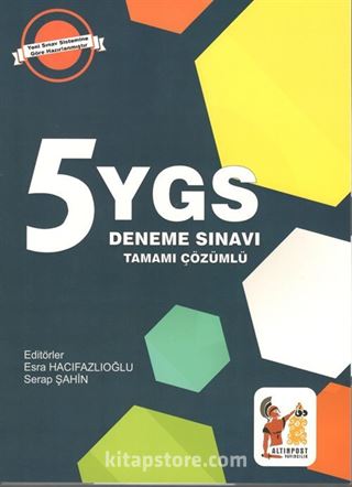 5 YGS Deneme Sınavı Tamamı Çözümlü