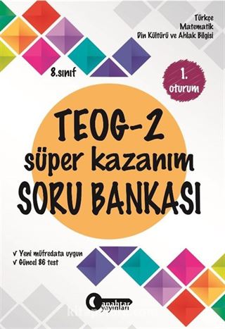 8. Sınıf TEOG 2 Süper Kazanım Soru Bankası 1. Oturum