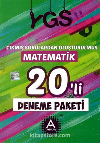 YGS Çıkmış Sorulardan Oluşturulmuş Matematik 20'li Deneme Paketi