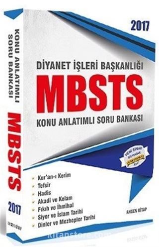 2017 MBSTS Konu Anlatımlı Soru Bankası