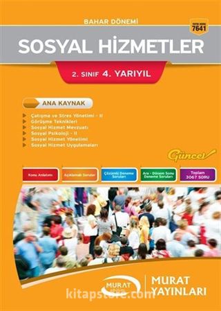 Sosyal Hizmetler 2. Sınıf 4. Yarıyıl