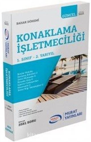 Konaklama İşletmeciliği 1. Sınıf 2. Yarıyıl (5221)