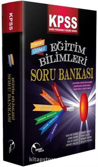 KPSS Eğitim Bilimleri Tamamı Çözümlü Soru Bankası