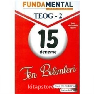 8.Sınıf TEOG 2 Fen Bilimleri 15 Deneme