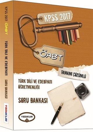 2017 KPSS ÖABT Türk Dili ve Edebiyatı Tamamı Çözümlü Soru Bankası