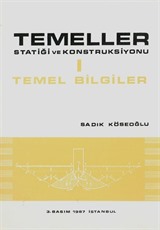 Temeller Statiği ve Konstruksiyonu 1 / Temel Bilgiler