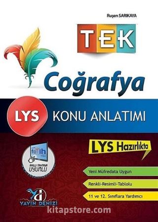 LYS Tek Coğrafya Konu Anlatımlı Cep Kitabı