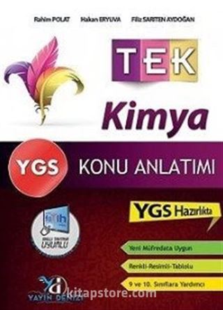 YGS TEK Kimya Konu Anlatımlı Cep