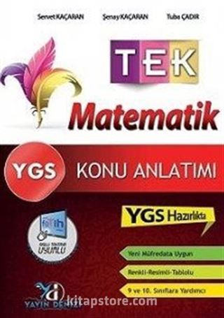 YGS TEK Matematik Konu Anlatımlı Cep