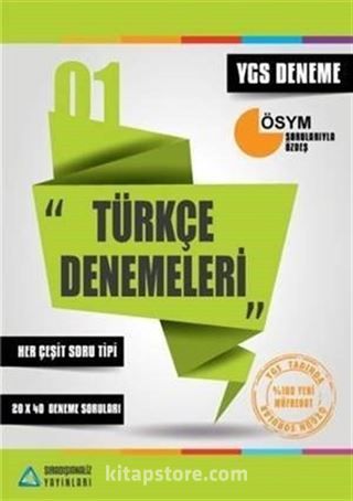 YGS Türkçe Denemeleri (20x40)