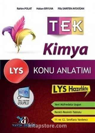 LYS TEK Kimya Konu Anlatımlı Cep Kitabı