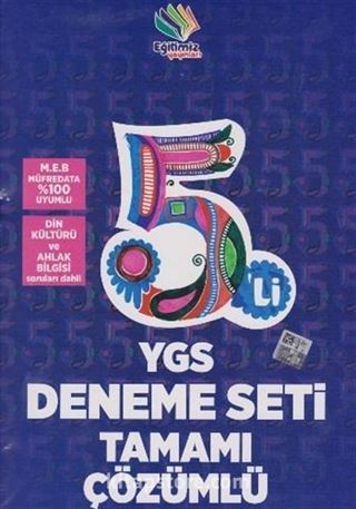 5'li YGS Deneme Seti Tamamı Çözümlü