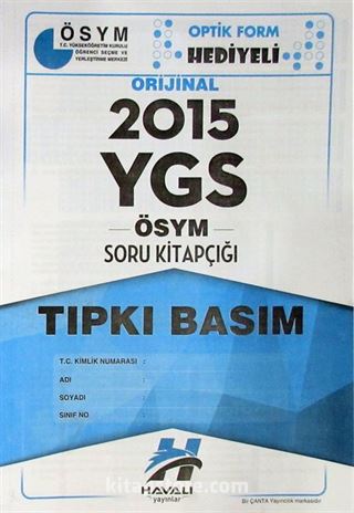 2015 YGS ÖSYM Soru Kitapçığı Tıpkı Basım