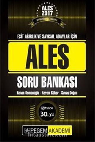 2017 ALES Eşit Ağırlık ve Sayısal Adaylar için Soru Bankası