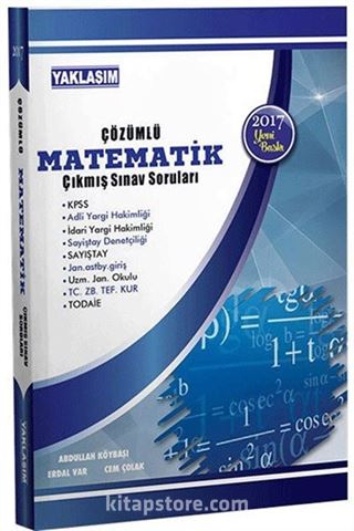 2017 KPSS Çözümlü Matematik Çıkmış Sınav Soruları