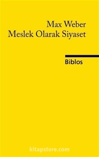 Meslek Olarak Siyaset