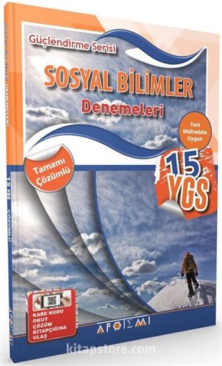 YGS Sosyal Bilimler Tamamı Çözümlü 15 Deneme Güçlendirme Serisi