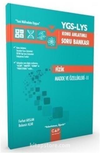 YGS-LYS Konu Anlatımlı Soru Bankası Fizik Madde Ve Özellikleri 2