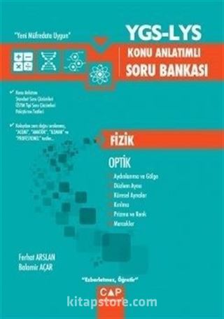 YGS LYS Fizik Optik Konu Anlatımlı Soru Bankası