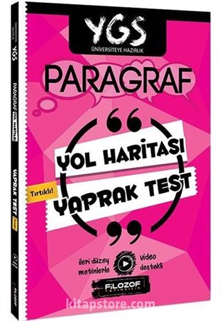 YGS Paragraf Yol Haritası Yaprak Test