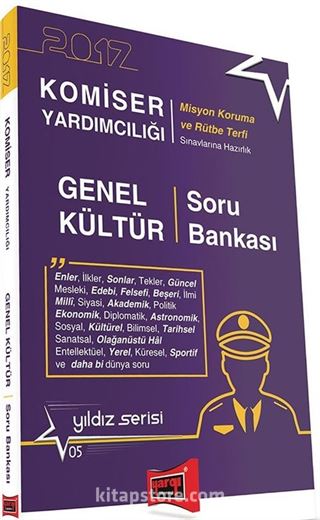 2017 Komiser Yardımcılığı Genel Kültür Soru Bankası Yıldız Serisi 5