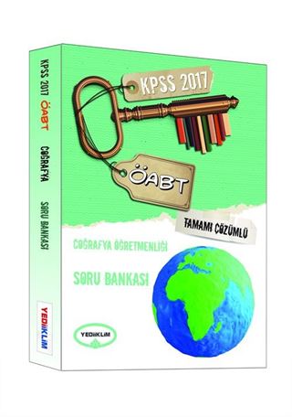 2017 KPSS ÖABT Coğrafya Tamamı Çözümlü Soru Bankası