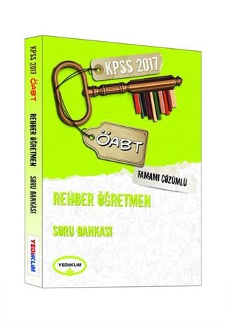 2017 KPSS ÖABT Rehber Öğretmen Tamamı Çözümlü Soru Bankası