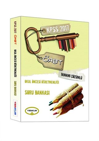 2017 KPSS ÖABT Okul Öncesi Tamamı Çözümlü Soru Bankası