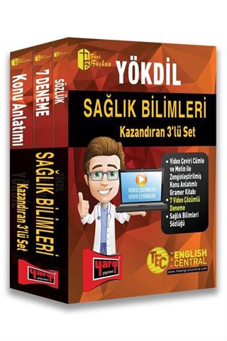 Yökdil Sağlık Bilimleri 3 Kitaplık Set