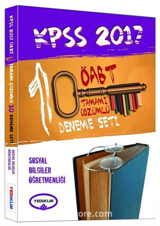 2017 KPSS ÖABT Sosyal Bilgiler Öğretmenliği Tamamı Çözümlü 10 Deneme Seti