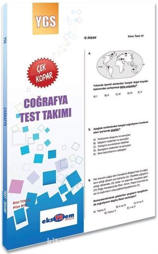 YGS Coğrafya Test Takımı Çek Kopar