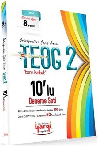 TEOG 2 Tam İsabet 10'lu Deneme Seti