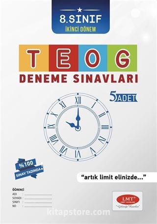 8. Sınıf TEOG Deneme Sınavları (5 adet)