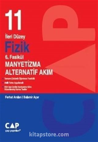 11. Sınıf İleri Düzey Fizik 6. Fasikül Manyetizma Alternatif Akım