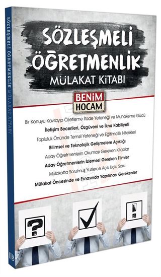 Sözleşmeli Öğretmenlik Mülakat Kitabı