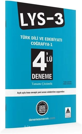 LYS-3 Türk Dili ve Edebiyatı-Coğrafya-1 (4'lü Deneme)